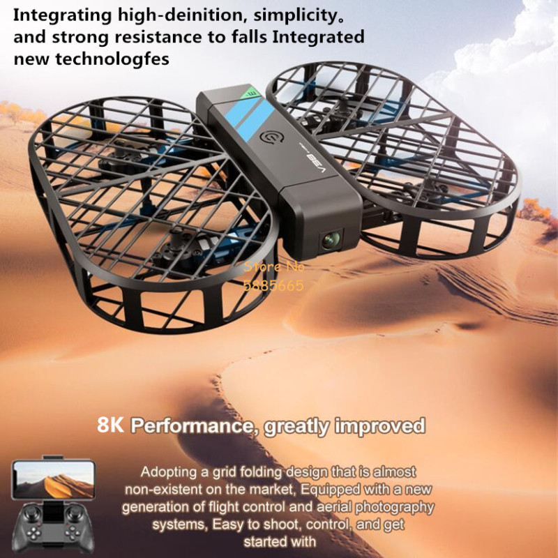 8K HD Camera 360° Protection O - огляд і ціна Drone Cinematic