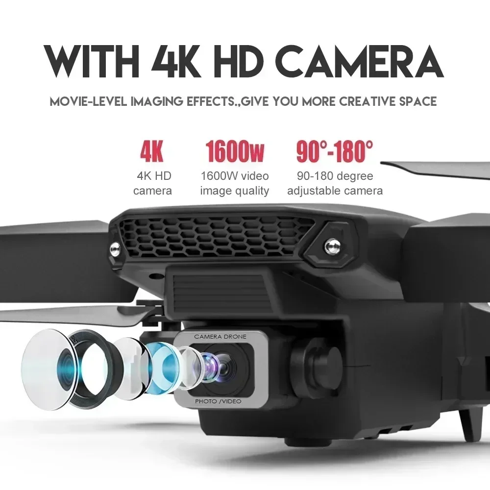 E88 Pro WIFI FPV Drone Wide An - огляд і ціна Drone Cinematic